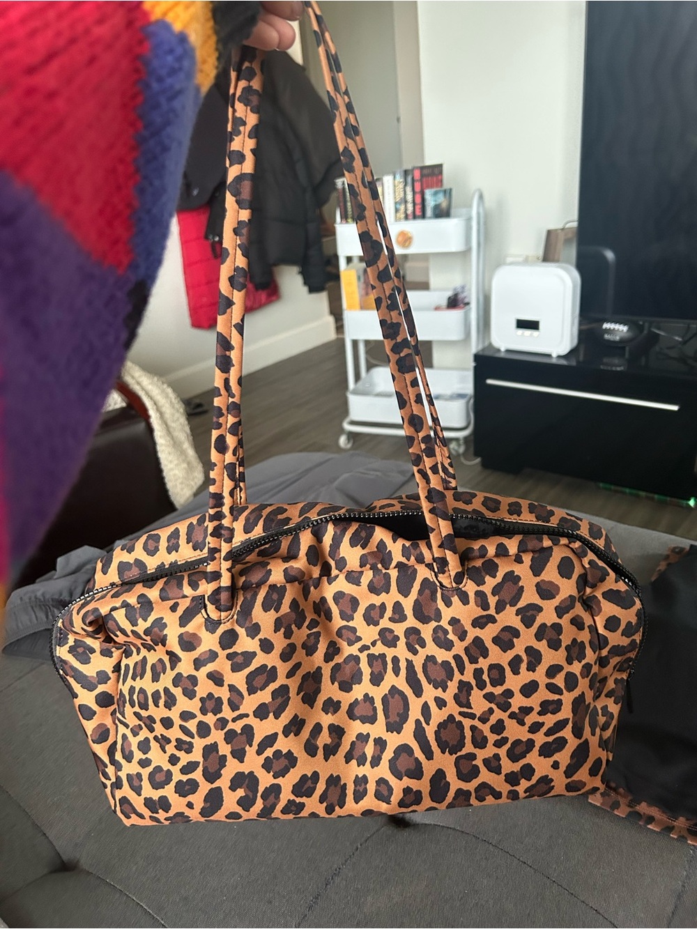 Large Nylon bowler bag